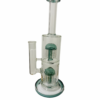 slshco-staylitstayhigh-com-5-6 GLASS BONG INFINITY DUAL PERCOLATOR BUBBLER 31CM