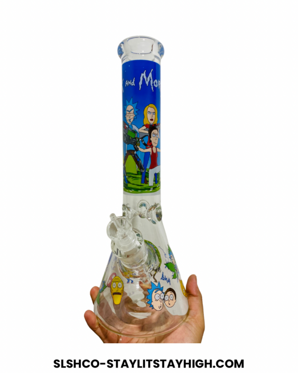 GLASS BONG RICK MORTY XL13 35CM