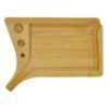 Mini Portable Natural Bamboo Rolling Tray with Rolled Cone Holder Multi Functional Tray
