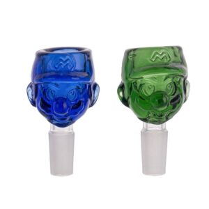 GLASS BOWL MARIO 14MM (RANDOM COLOUR)