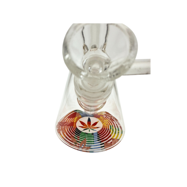 img_8404 GLASS BONG REGGAE LEAF BEAKER 25CM